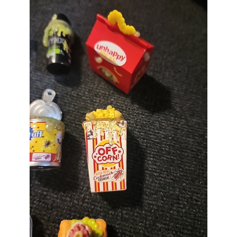 Zuru Mega Gross Minis Lot McMaggots, McCavities, Off Corn, Unhappy Meal, iPoo - Picture 9 of 13